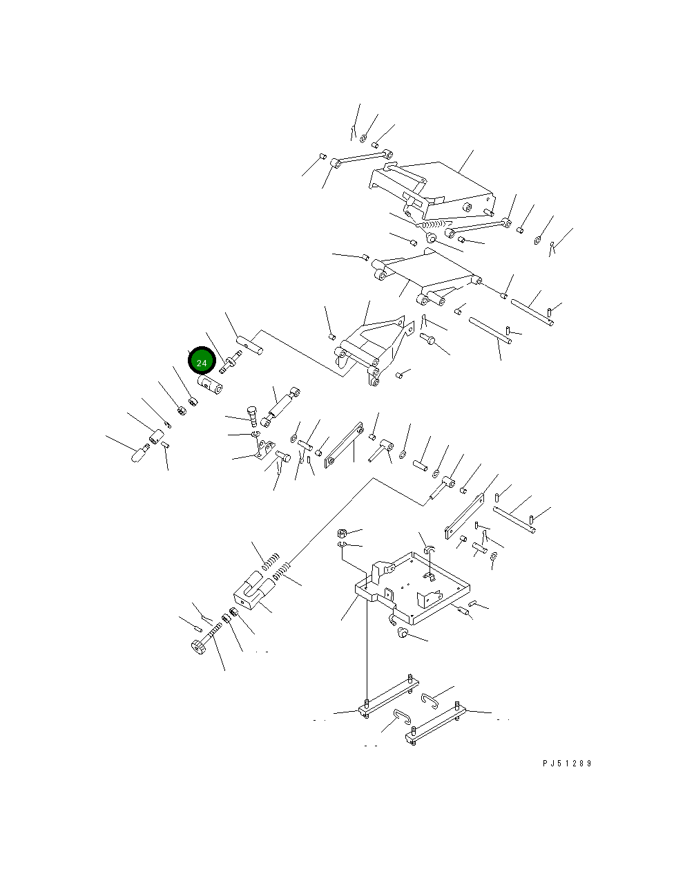 Вал 232-57-57480 Komatsu