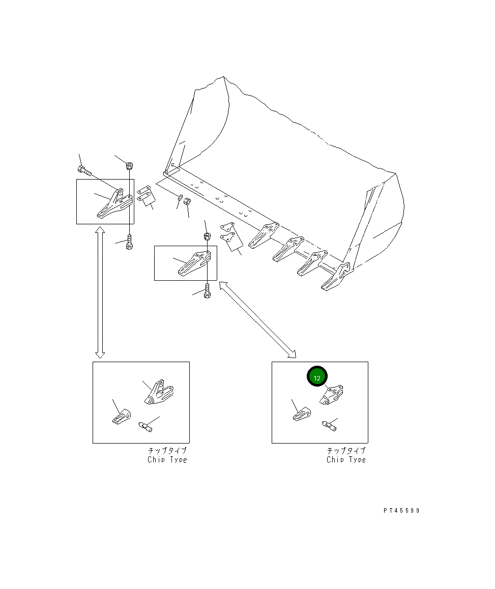 Адаптер 425-847-1190 Komatsu