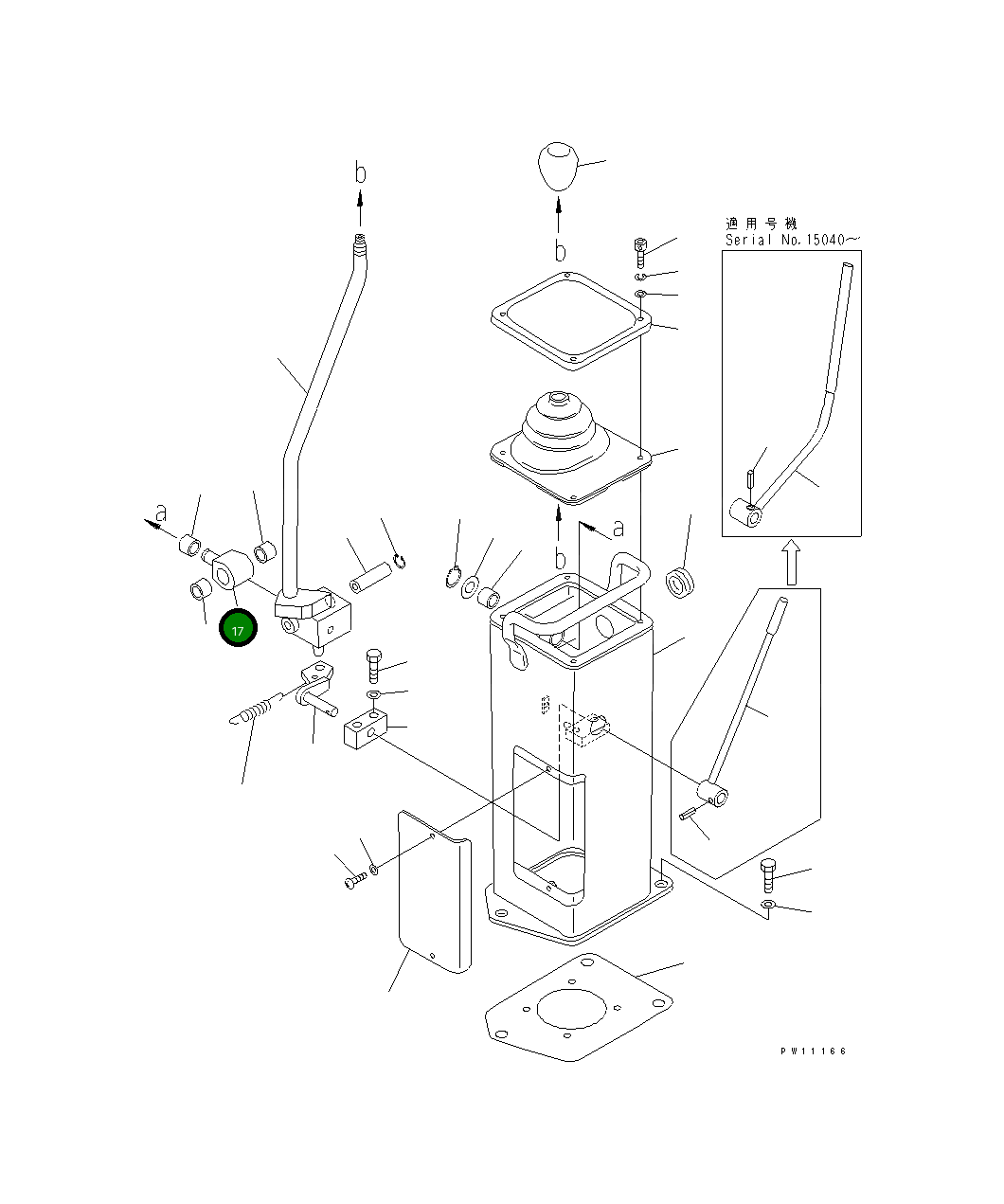 Вал 205-43-72930 Komatsu