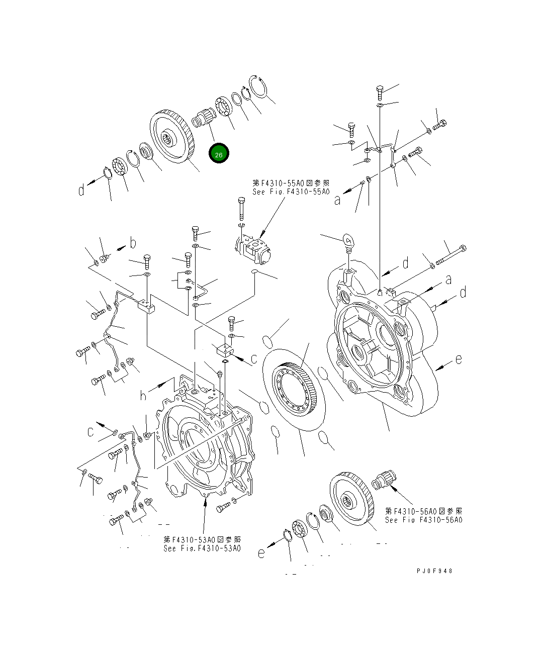 Вал 711-56-34361 Komatsu