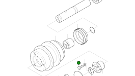 Болт M12X1.25X30 S0715251 Komatsu