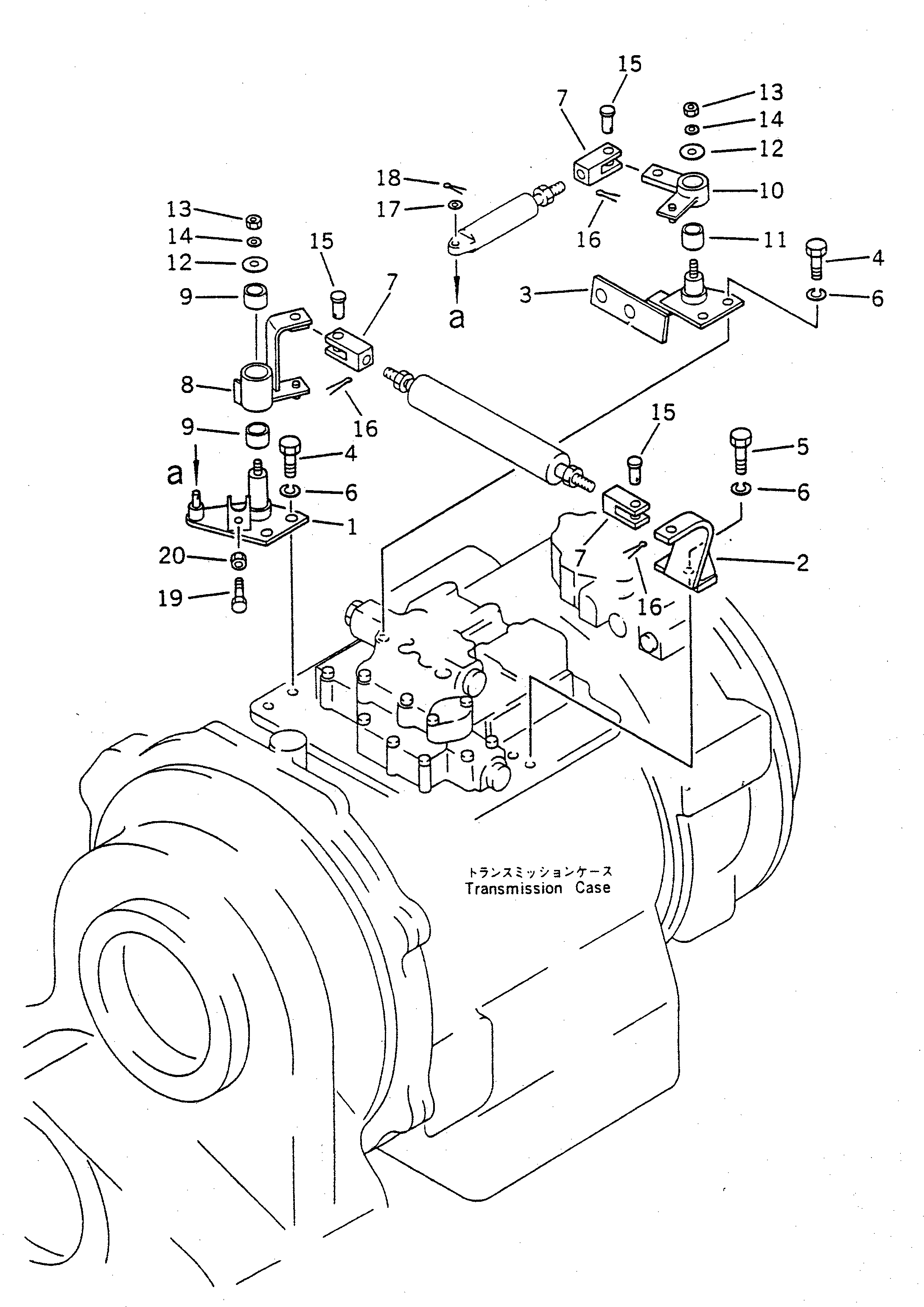 Вал 22W-43-13110 Komatsu