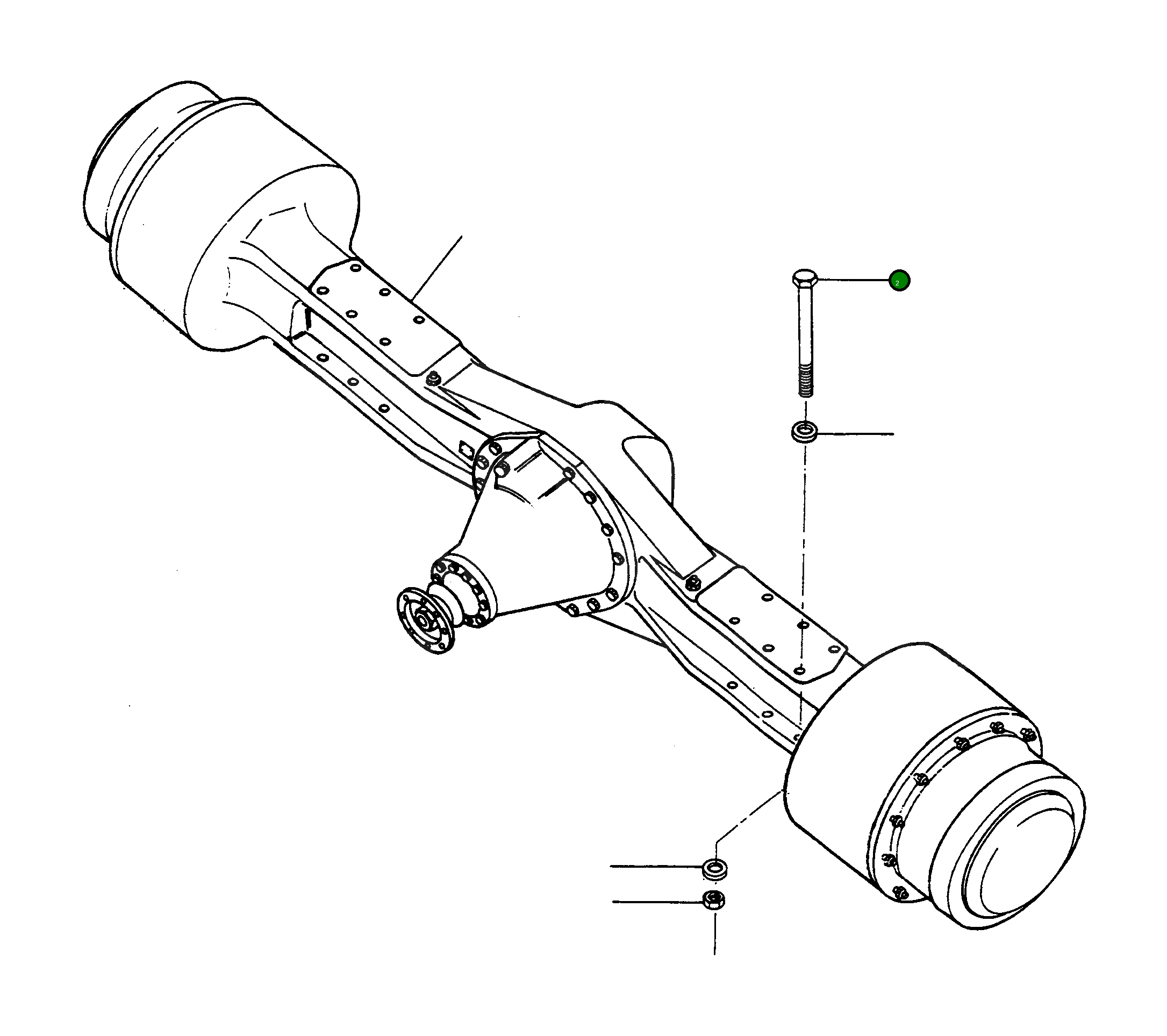 Винт 3093932M1 Komatsu