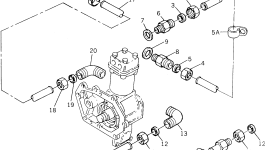 Труба PK4123T003 Komatsu