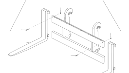 Вилка 418-70-H2E60 Komatsu