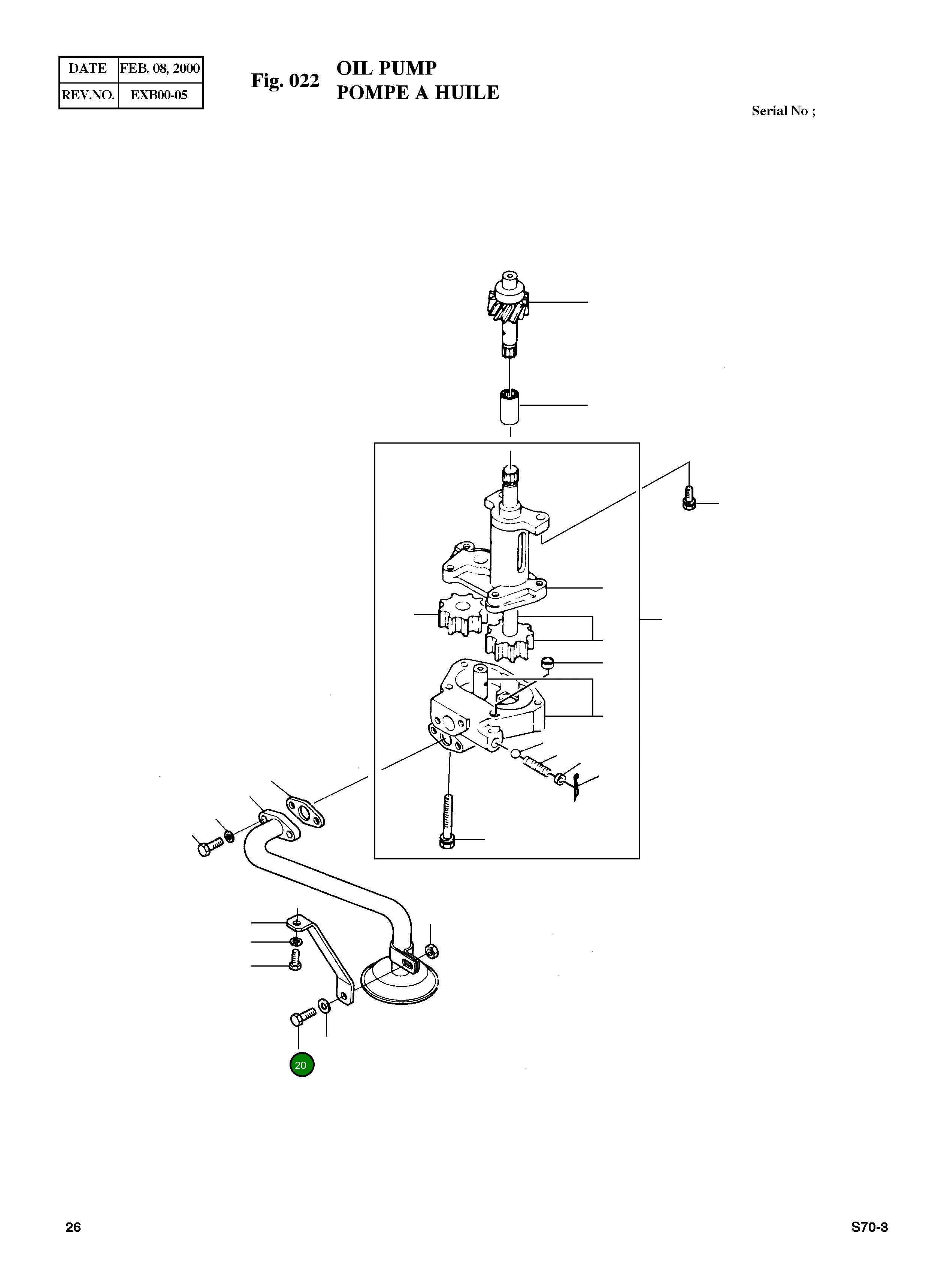 Болт M8X12 06.01923-3110 Komatsu