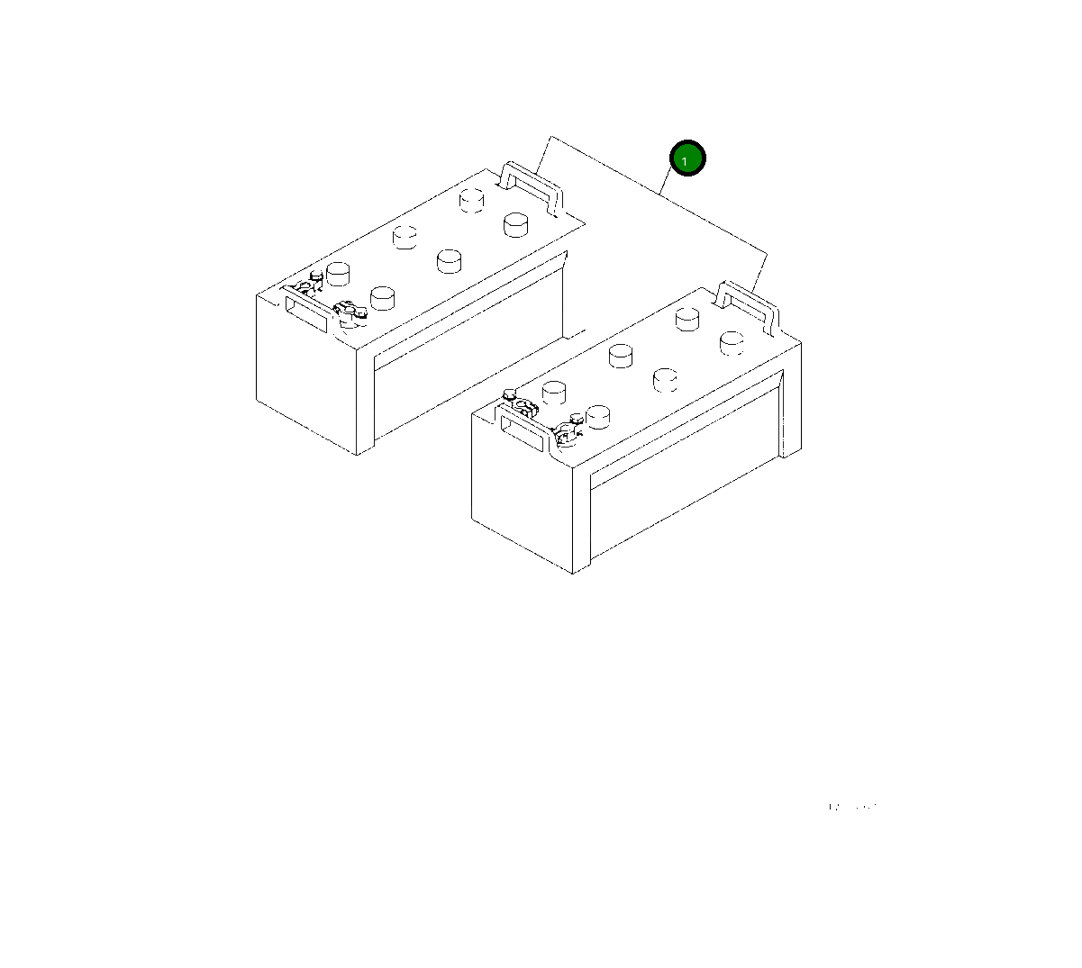 Аккумулятор, WET, C200 58D-06-01190 Komatsu