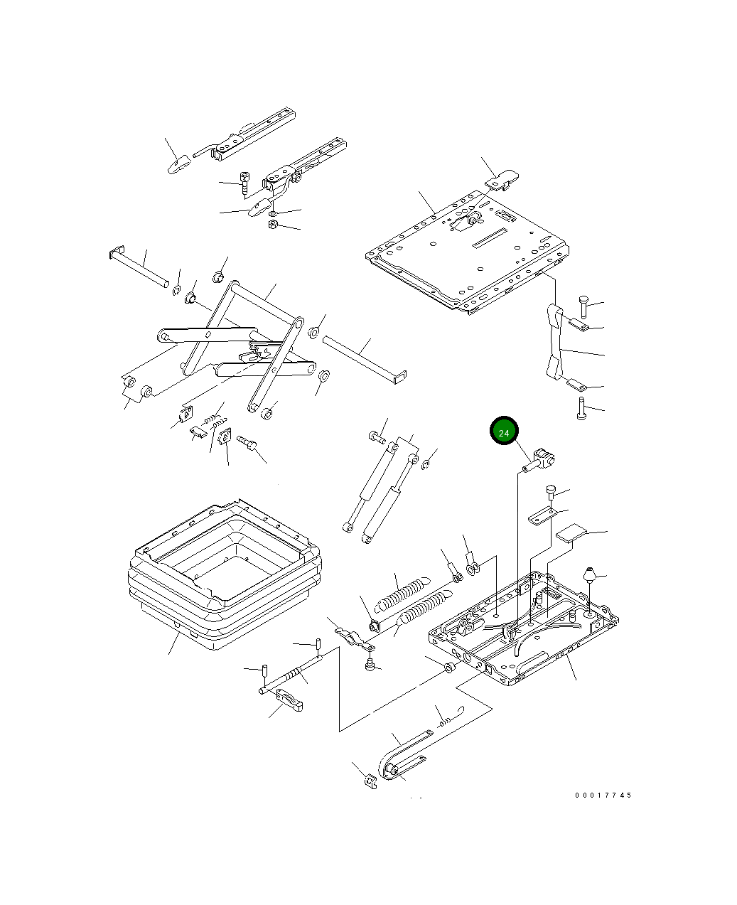 Вилка 20K-57-32440 Komatsu