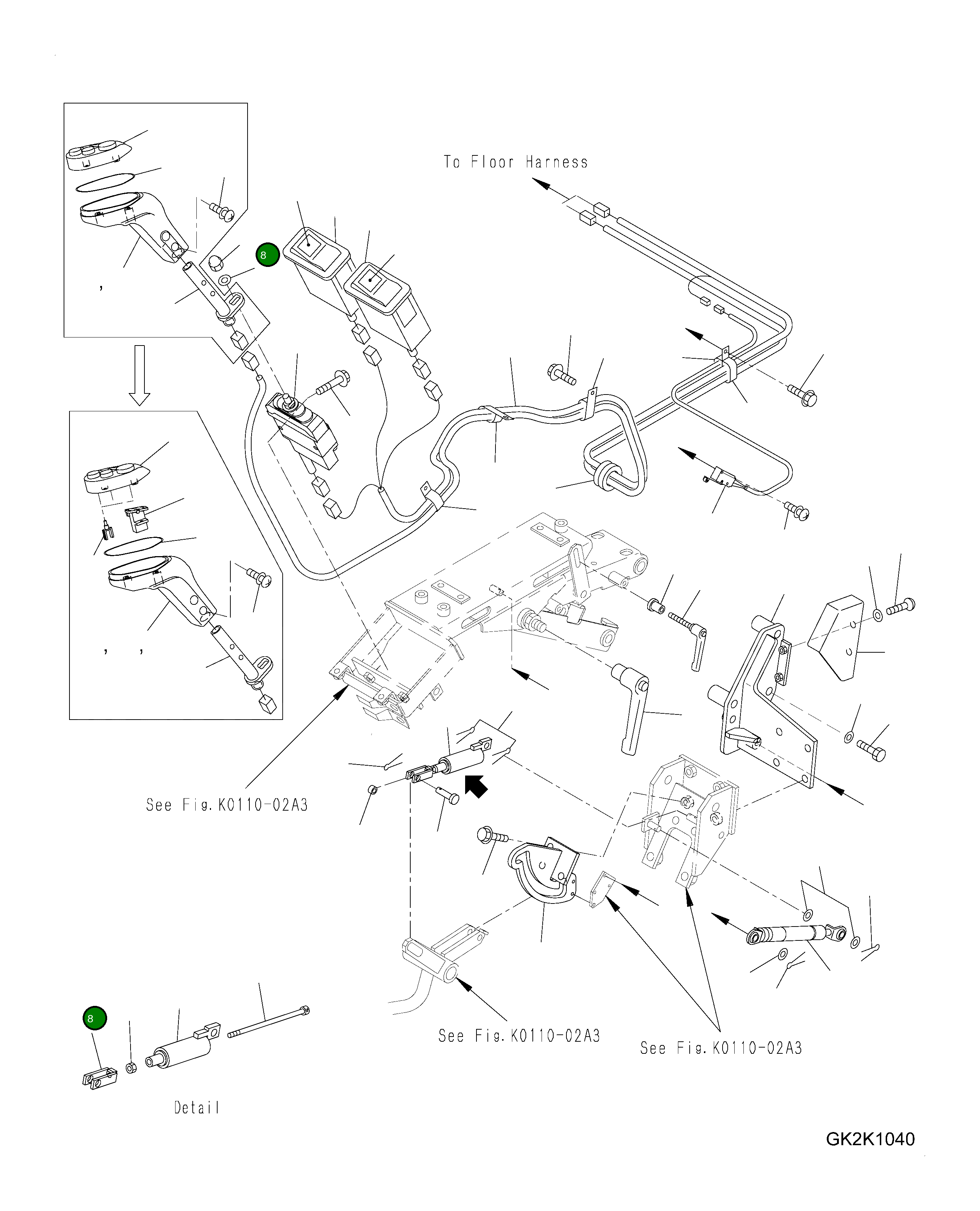 Вилка 421-S33-3741 Komatsu