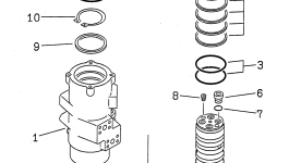 Вал 703-10-92310 Komatsu