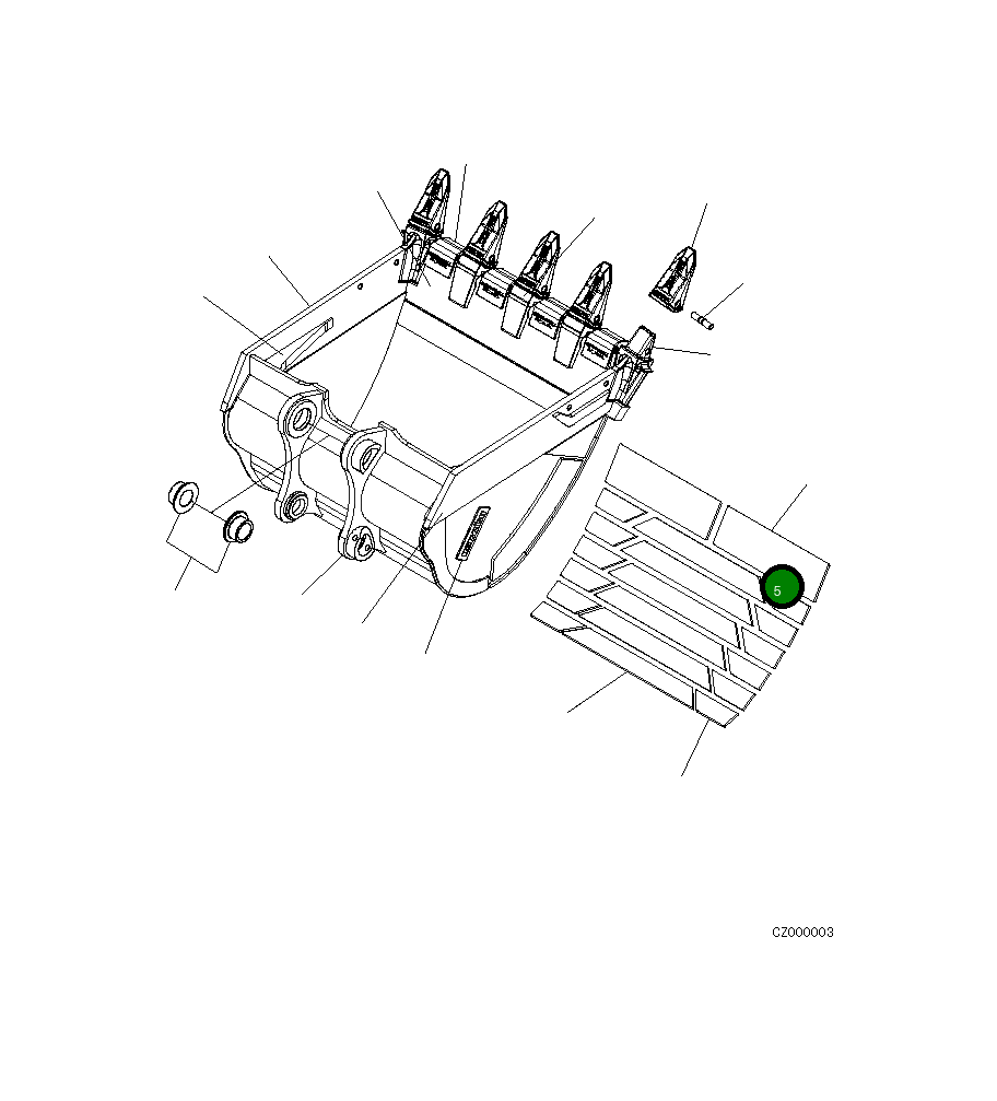 Адаптер 775-934-7151 Komatsu