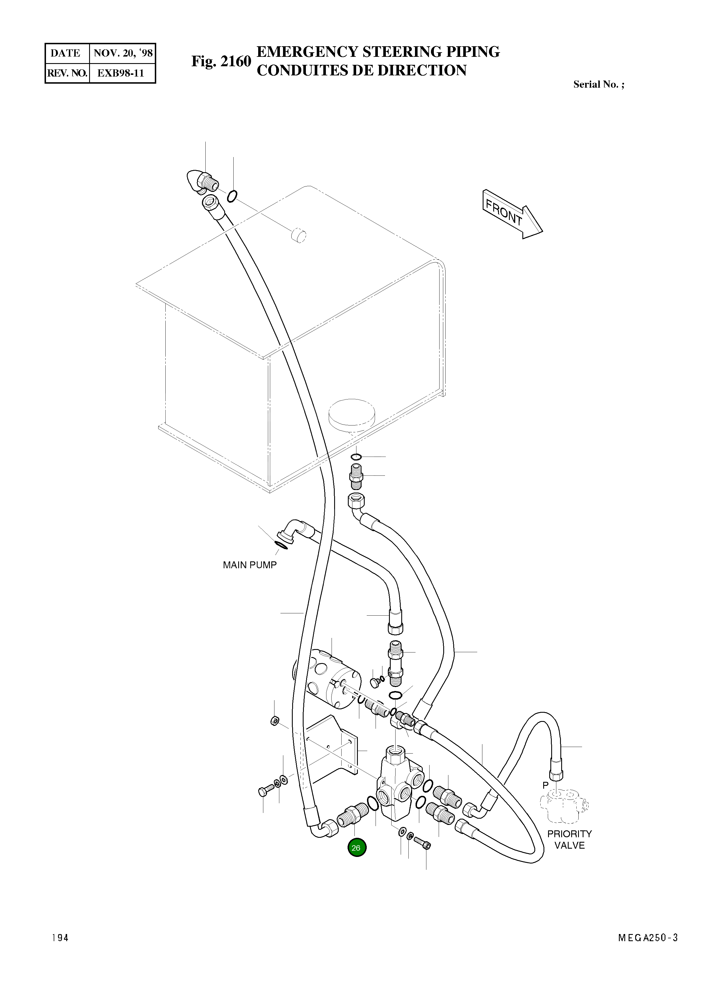 Адаптер M48X2.0XPF1/2 2181-1917D52 Komatsu