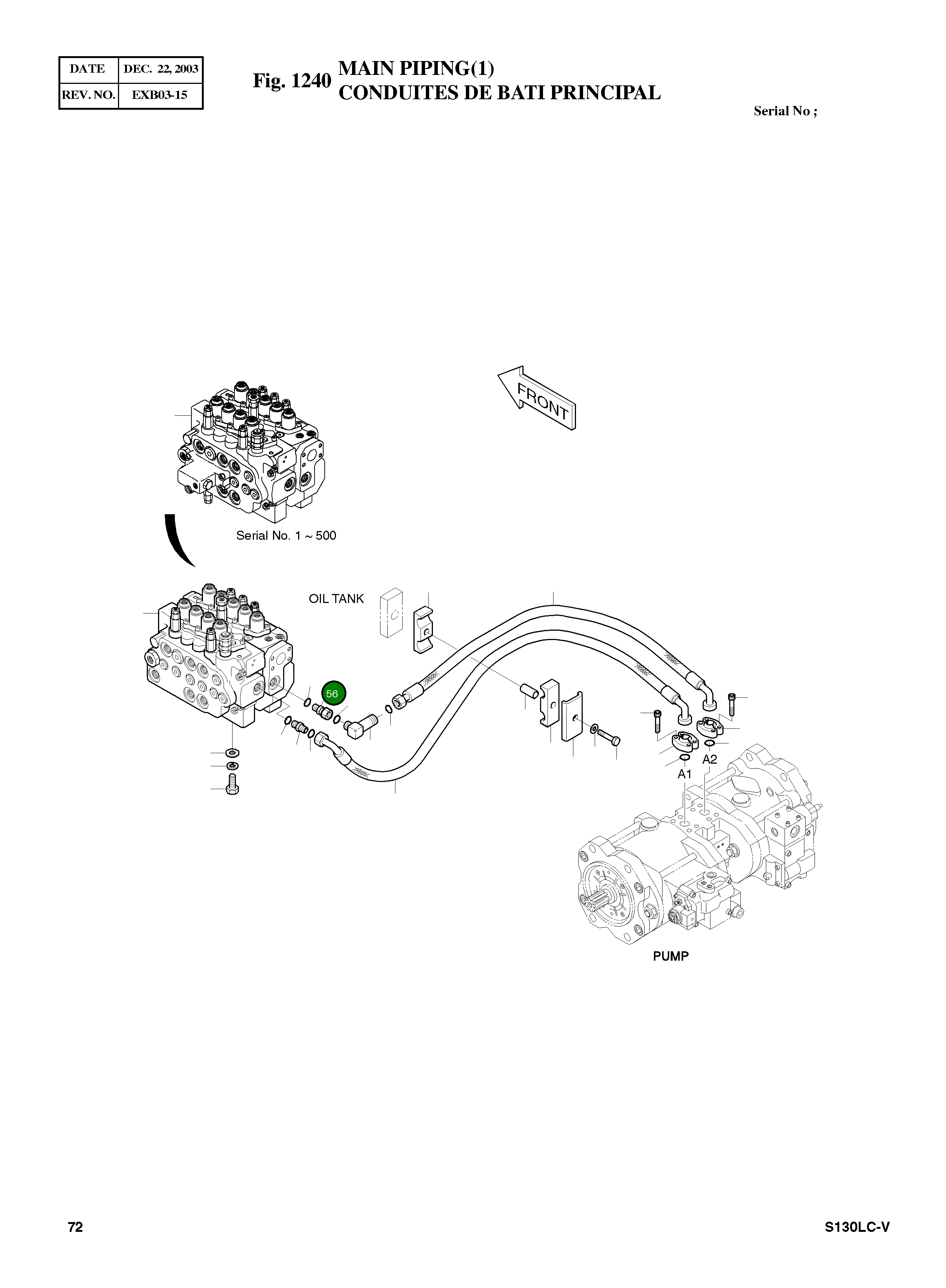 Адаптер PFO3/4-ORS3/4 2181-2720 Komatsu