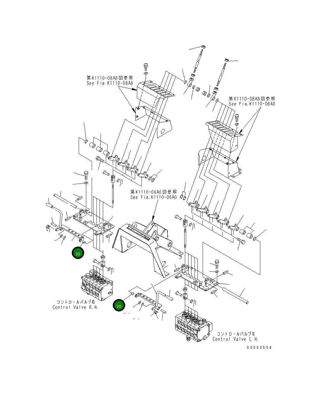 Вал 23B-43-53280 Komatsu
