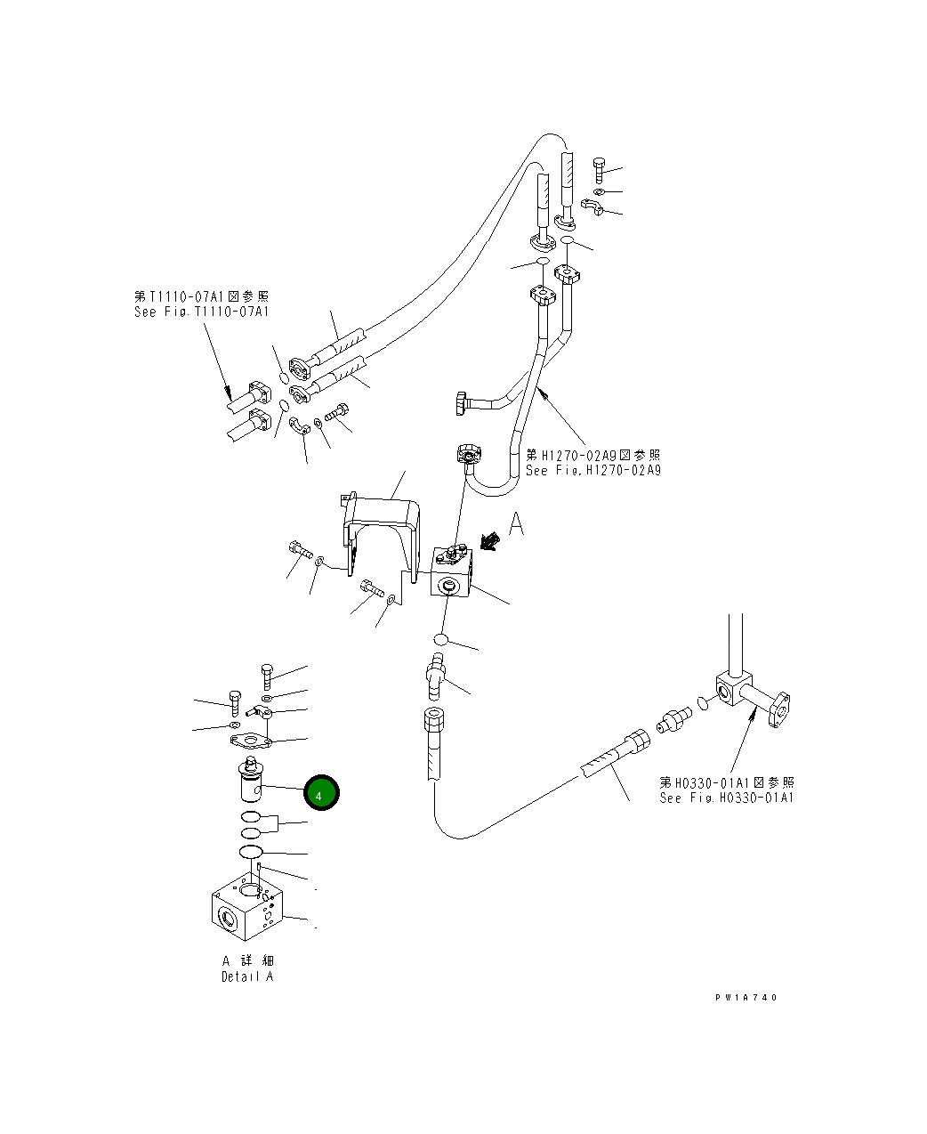 Вал 22U-62-23670 Komatsu