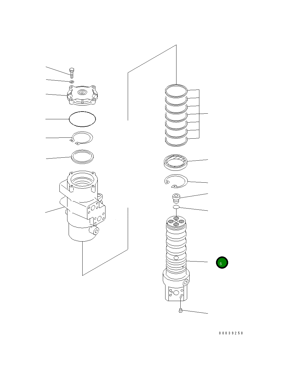 Вал 703-09-92120 Komatsu