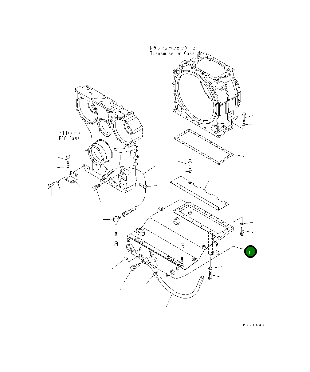 Бак 195-49-41310 Komatsu