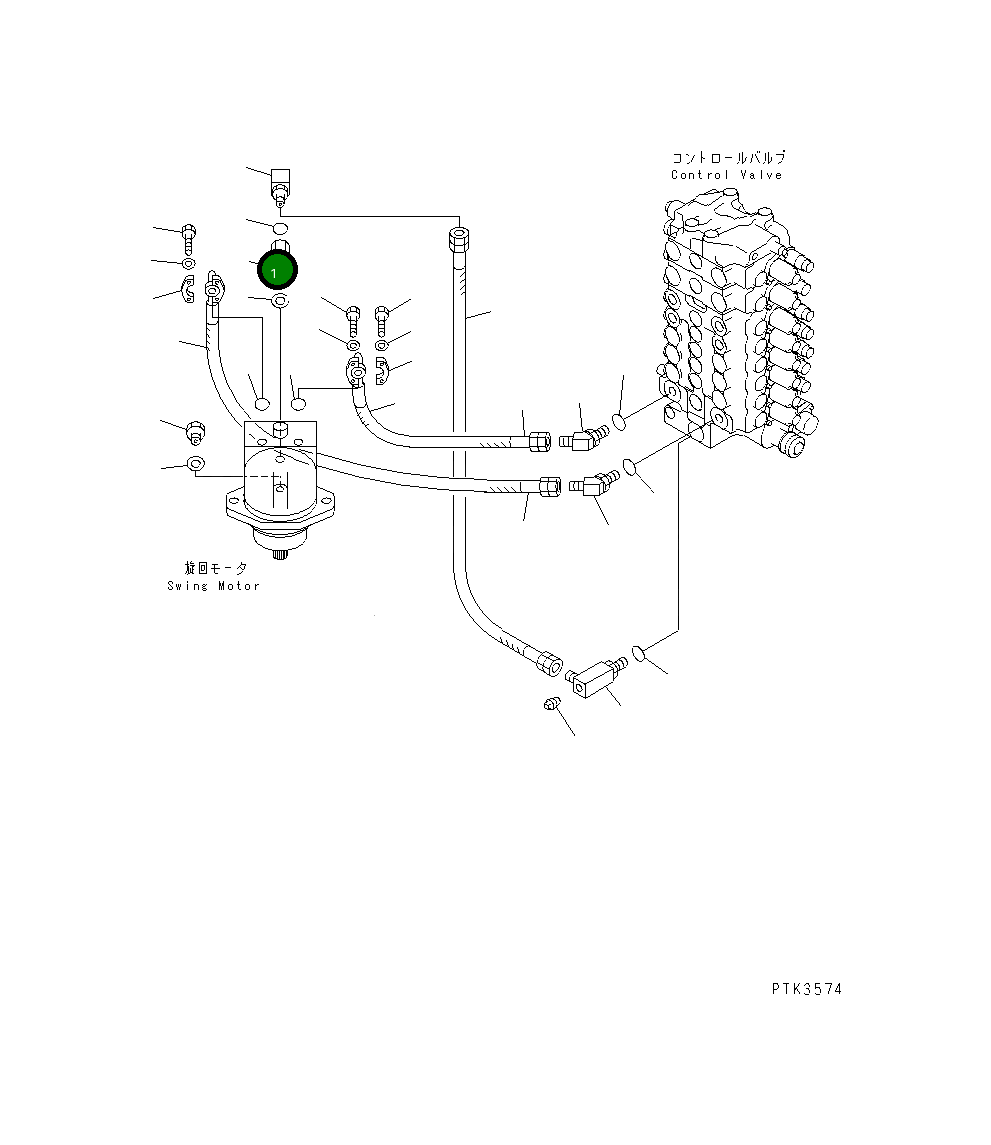 Адаптер 20G-62-K3180 Komatsu