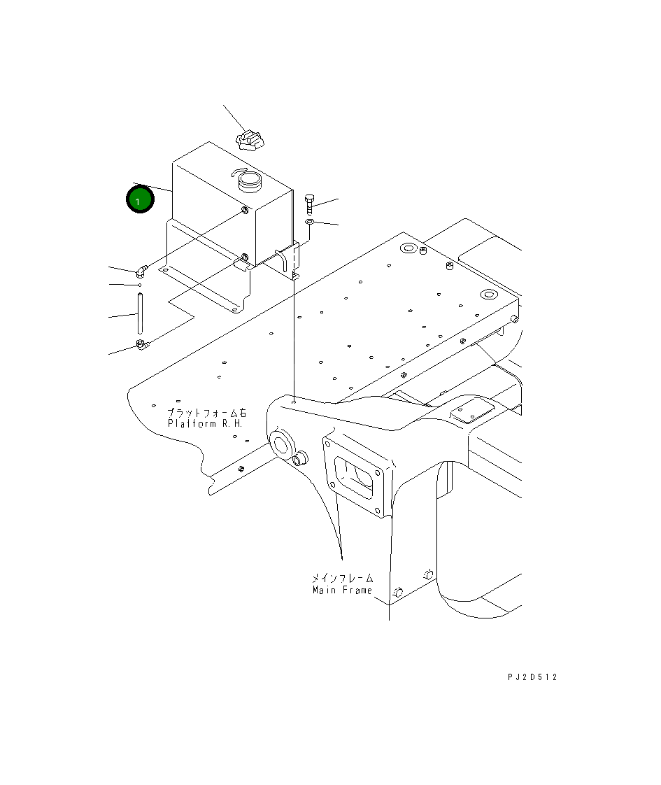 Бак 569-03-81912 Komatsu