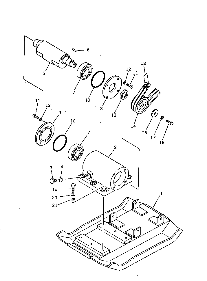 Вал 26991-31-820 Komatsu