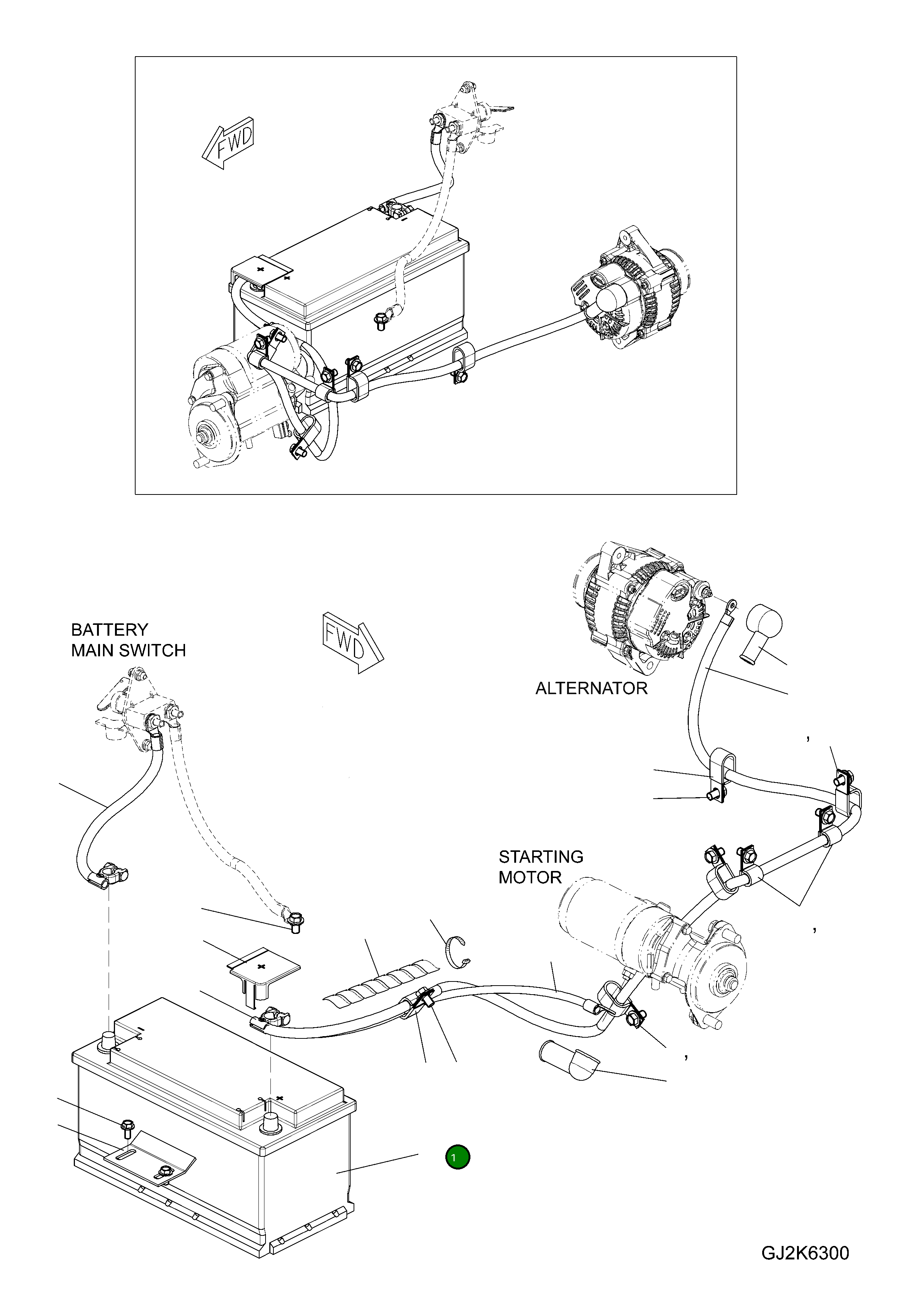 Аккумулятор 42U-06-17140 Komatsu