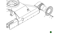 Ведущая звезда 22M-27-R1110 Komatsu