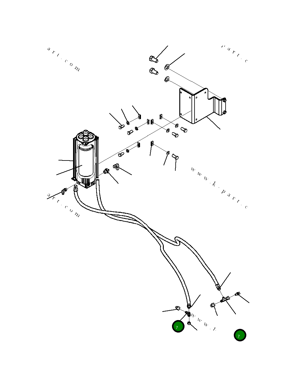 Адаптер 20Y-963-B310 Komatsu