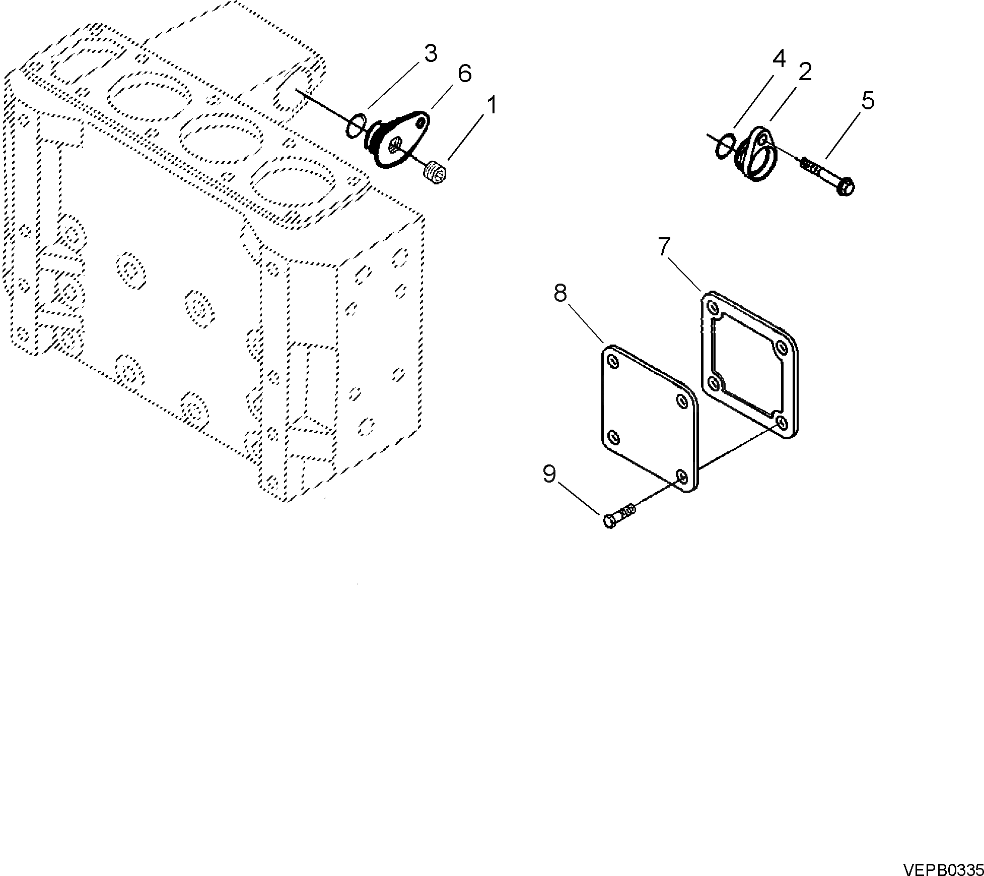 Адаптер 6216-24-6220 Komatsu