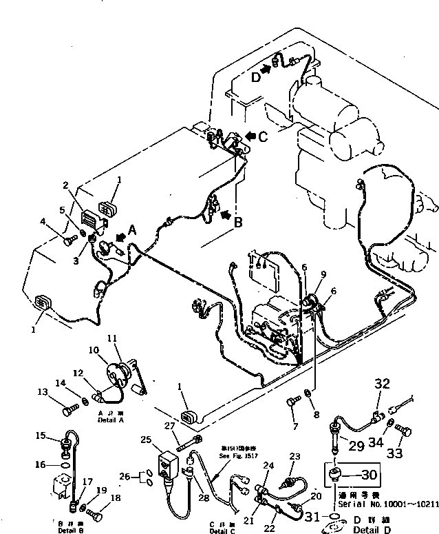 Адаптер 21N-06-11410 Komatsu