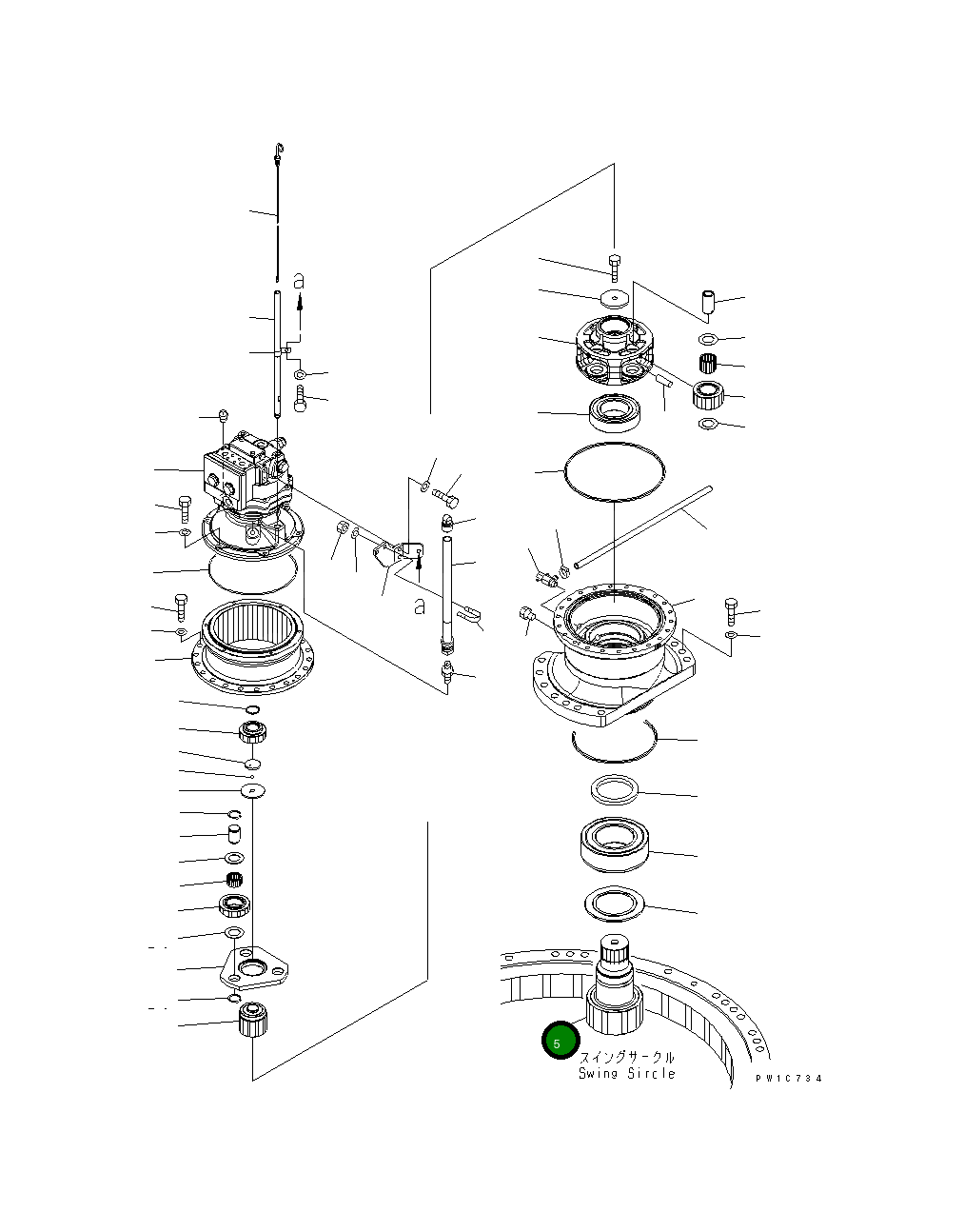 Вал 206-26-71460 Komatsu