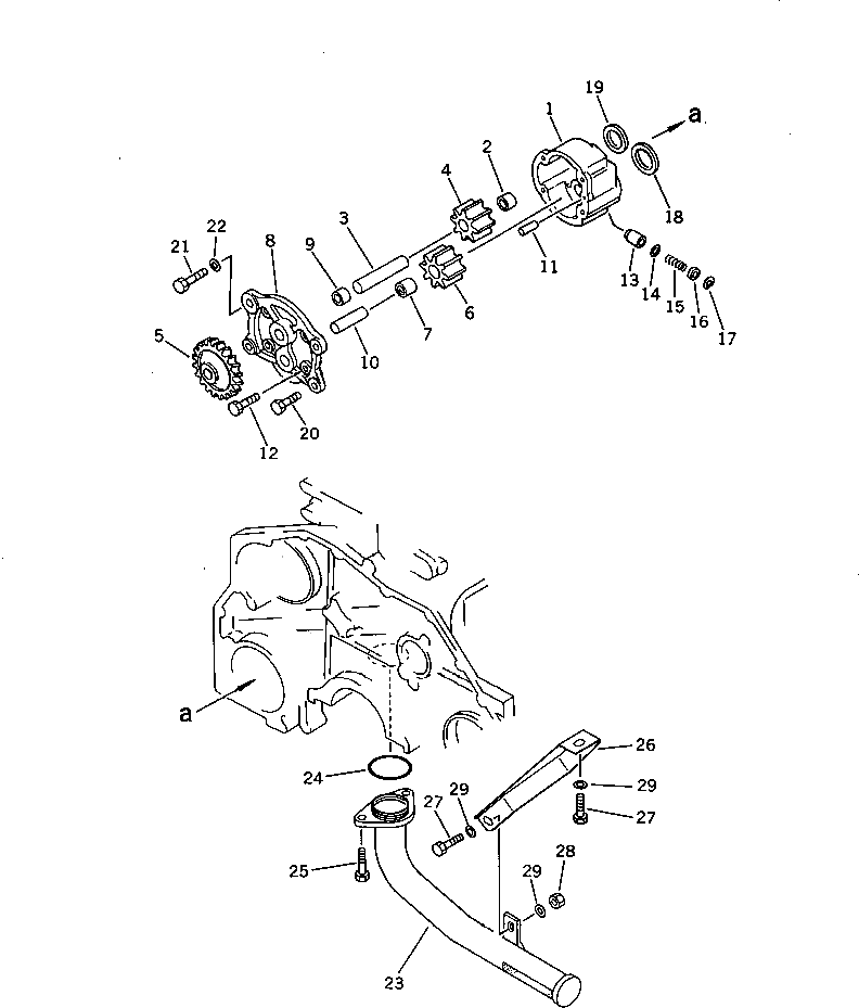 Вал 6150-51-1311 Komatsu
