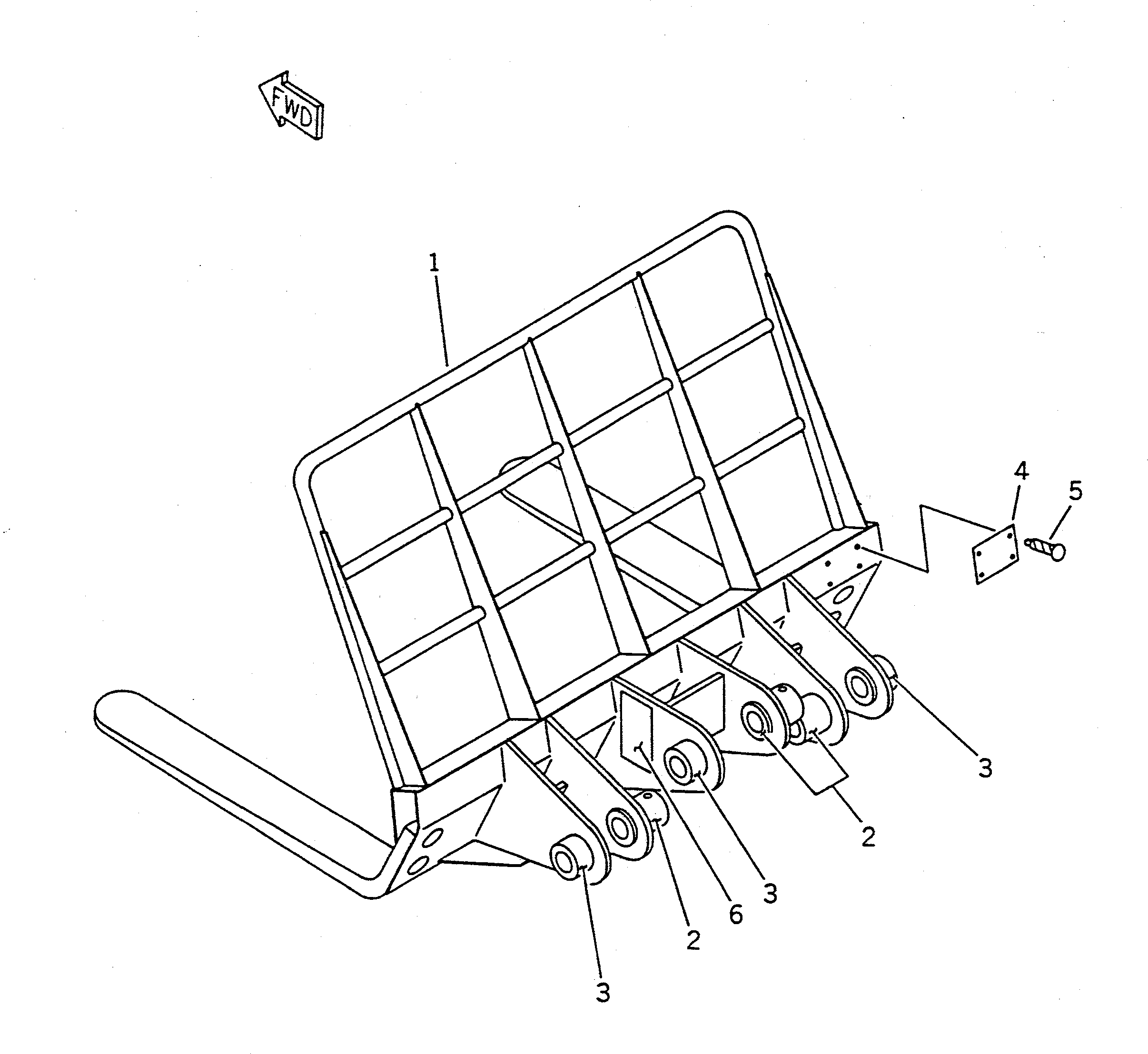 Вилка 361-912-1120 Komatsu