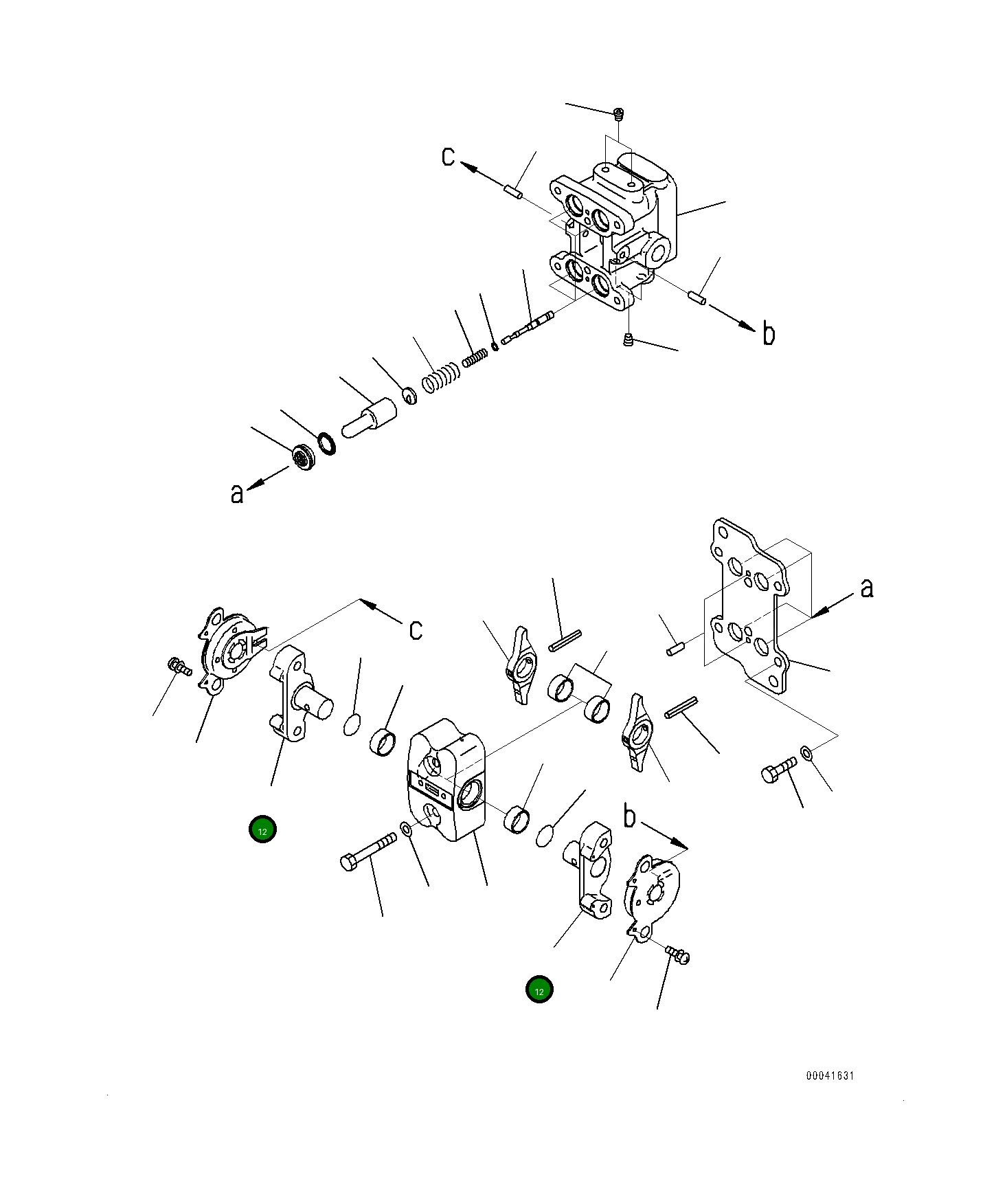 Вал 7021673550 Komatsu