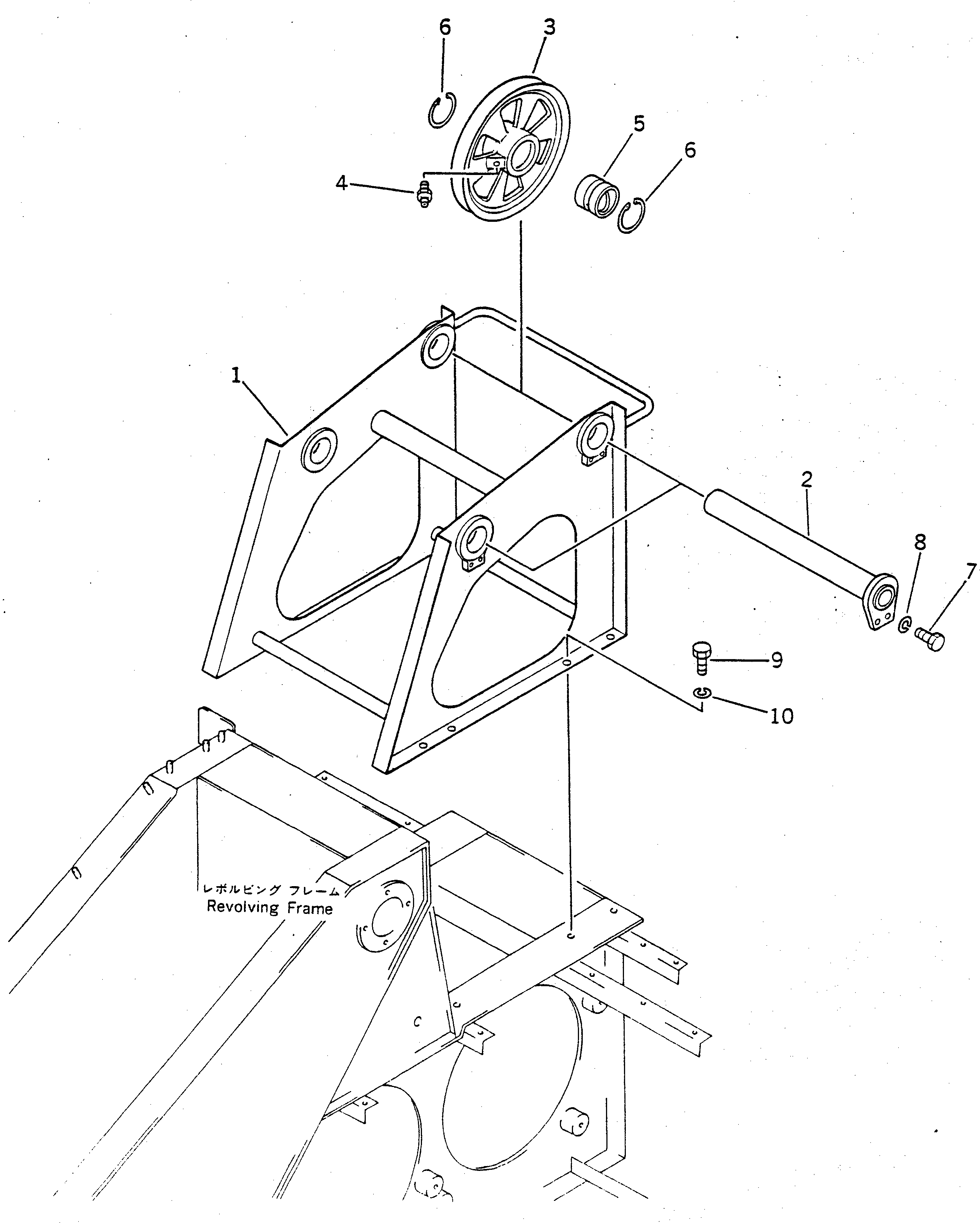 Вал 23S-46-15131 Komatsu