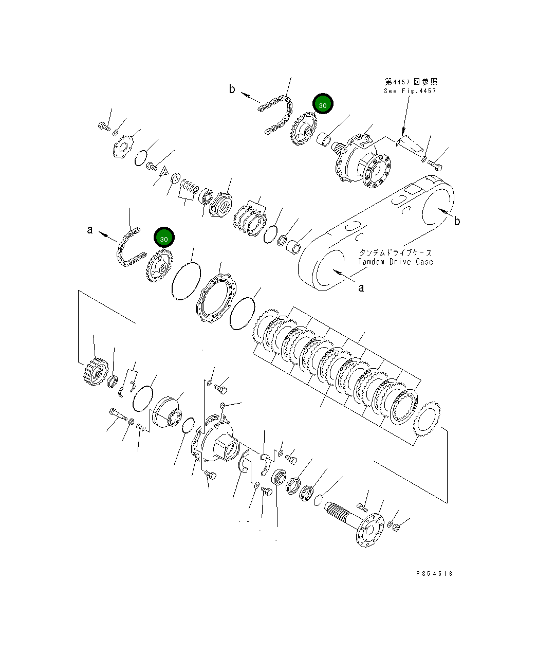 Ведущая звезда 235-25-11350 Komatsu