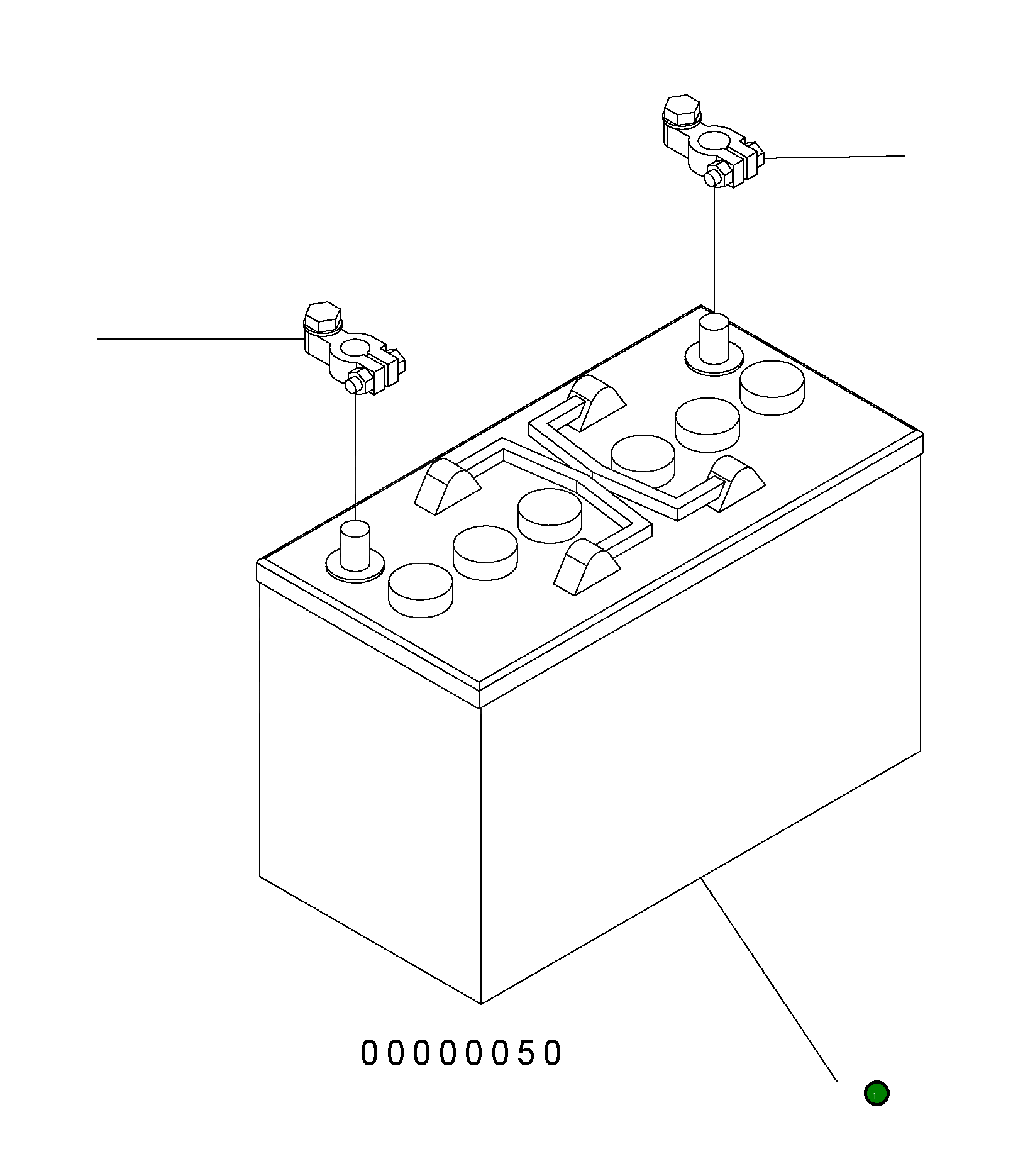 Аккумулятор 421-Z28-H120 Komatsu