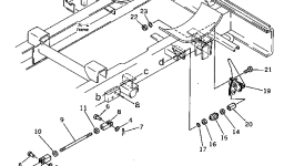 Вал M721145407520 Komatsu