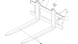 Вилка 42R-70-12030 Komatsu