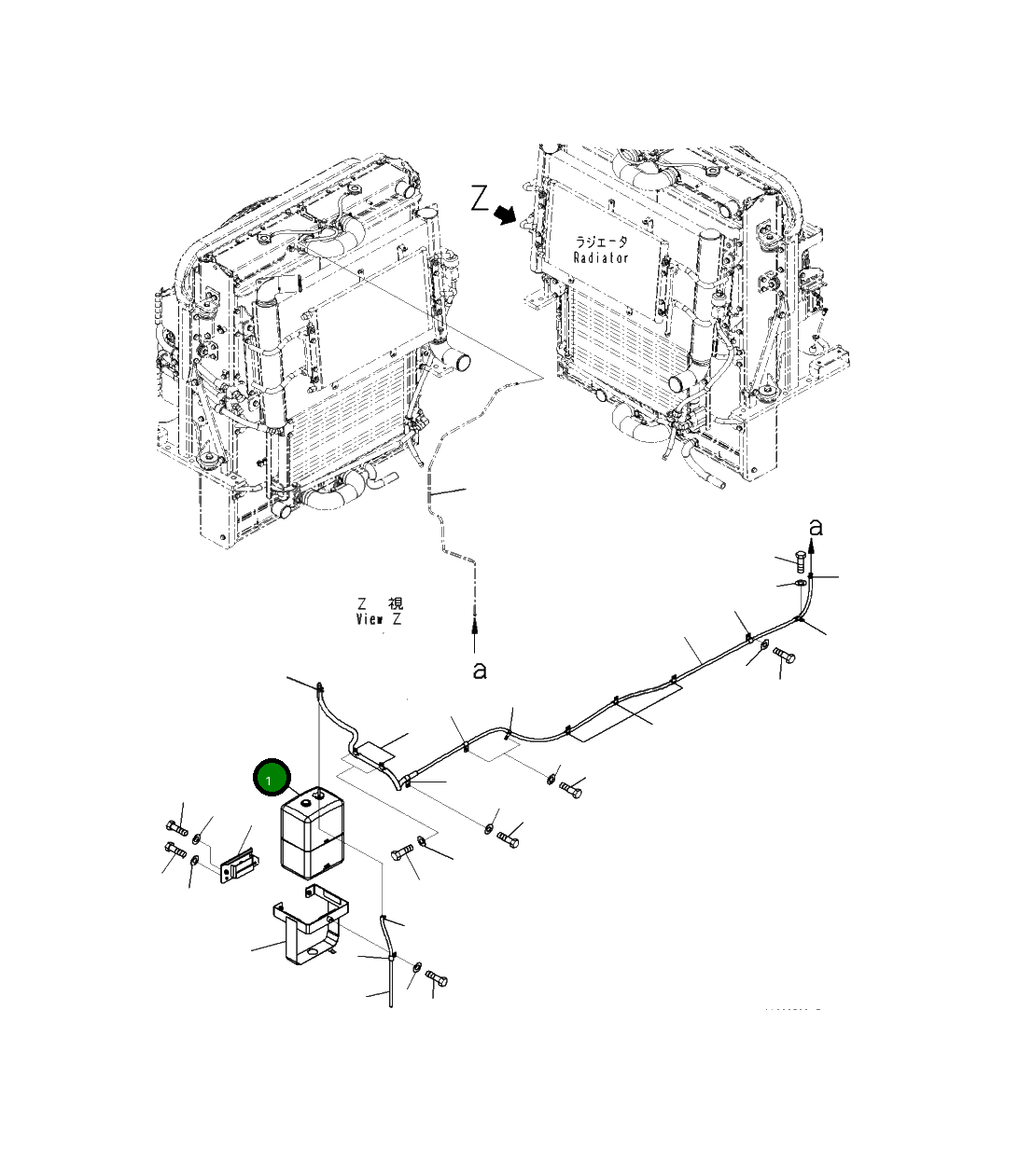 Бак 421-03-51710 Komatsu