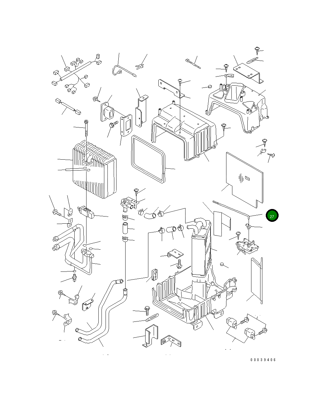 Вал ND116662-7500 Komatsu