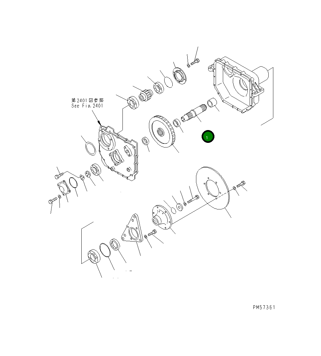Вал 273-14-61150 Komatsu