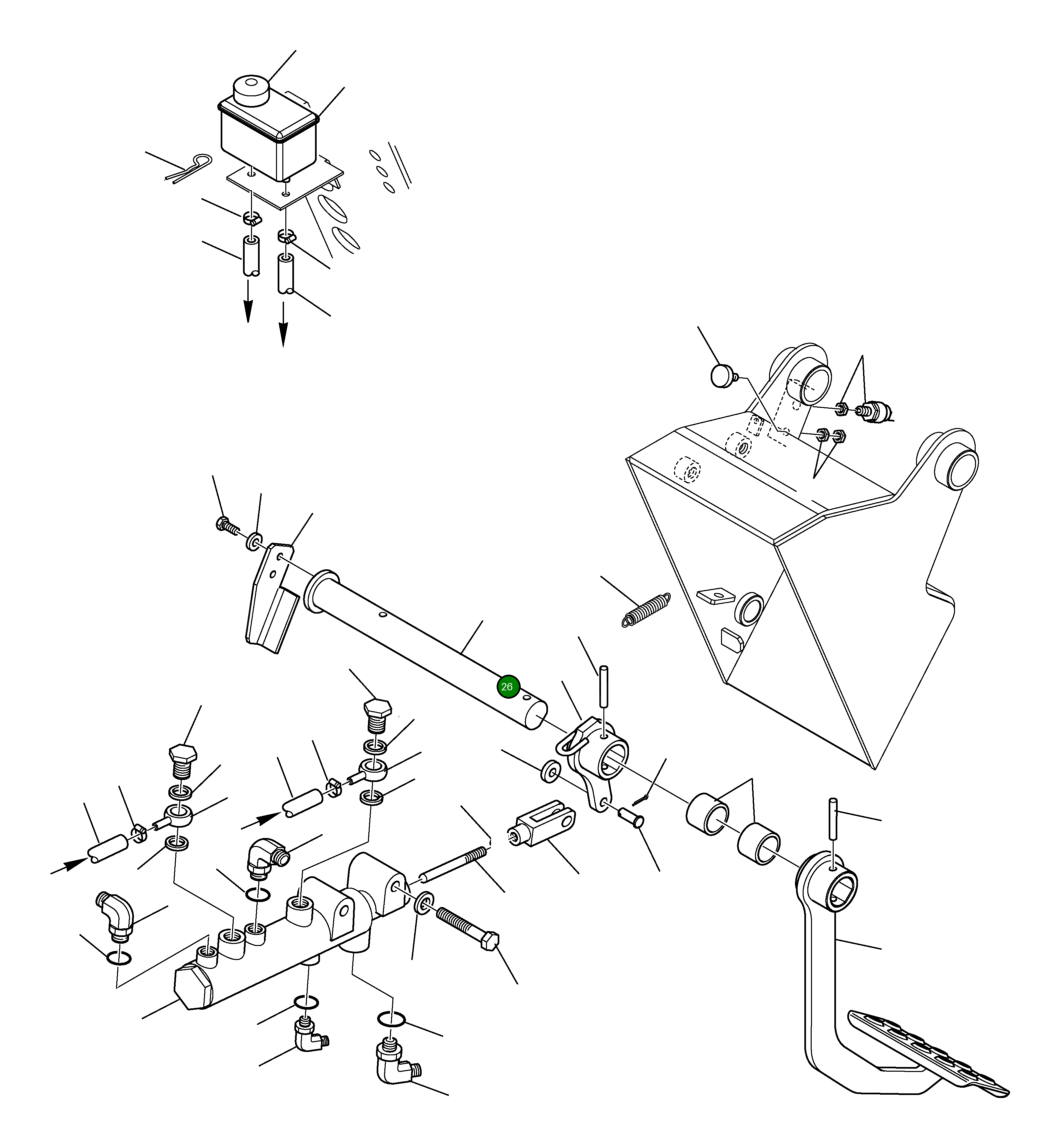 Вал 395-56-11010 Komatsu