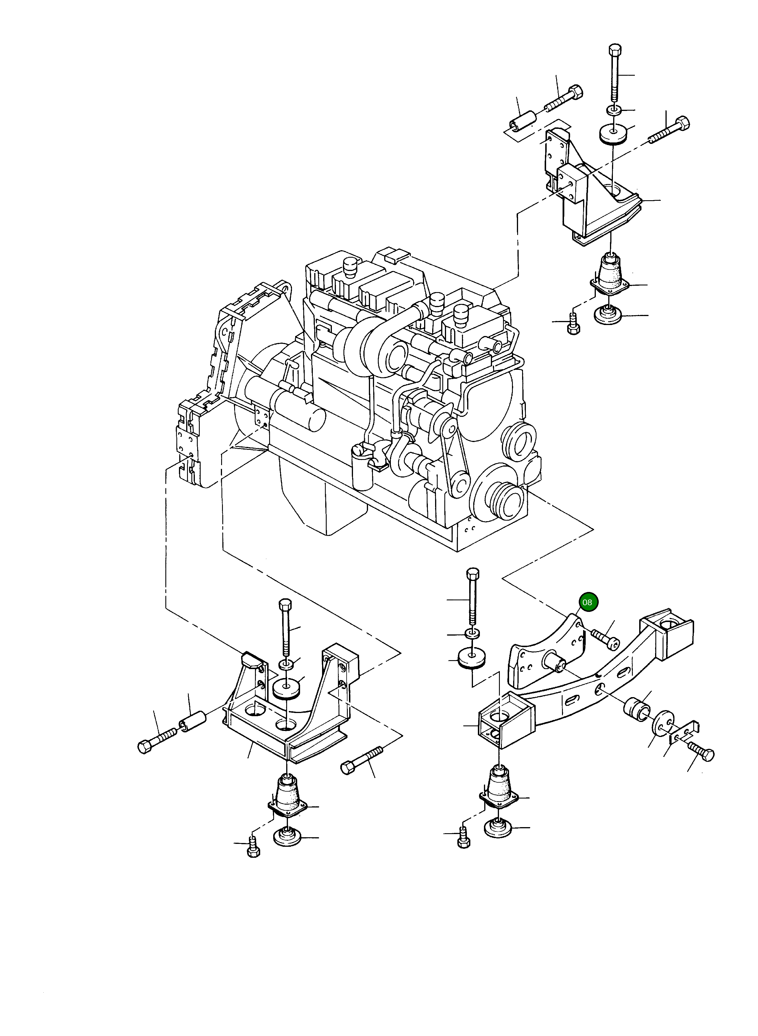 Адаптер (Standard) 623 762 40 Komatsu