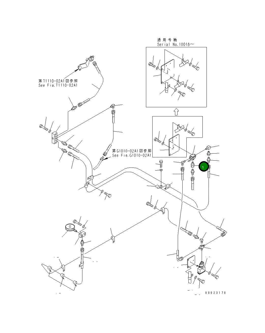 Адаптер 6215-61-6390 Komatsu