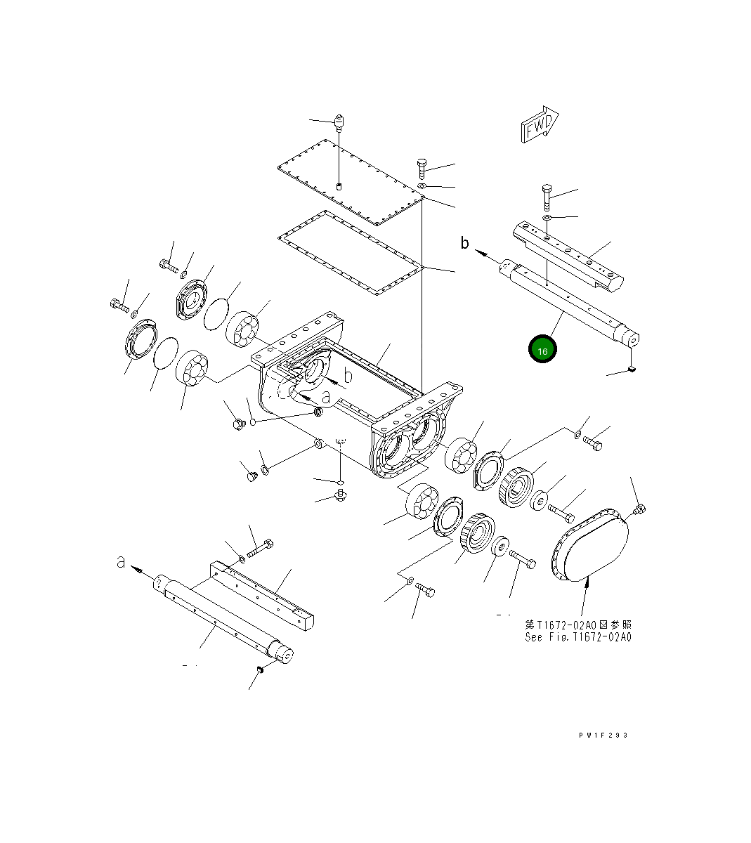 Вал 8295-72-2390 Komatsu