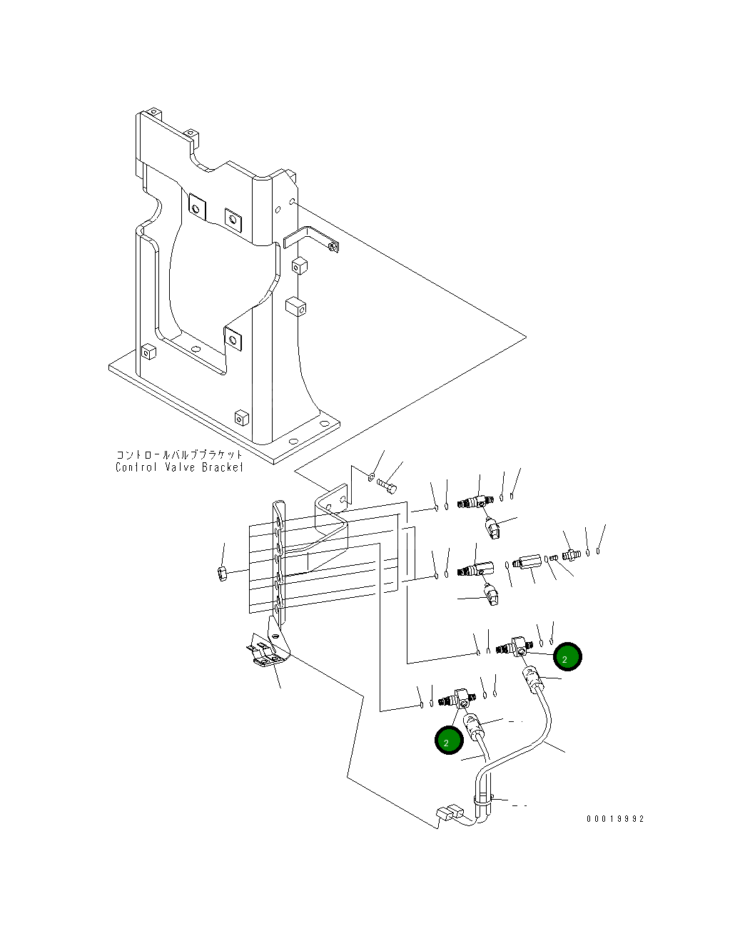 Адаптер 208-62-73410 Komatsu