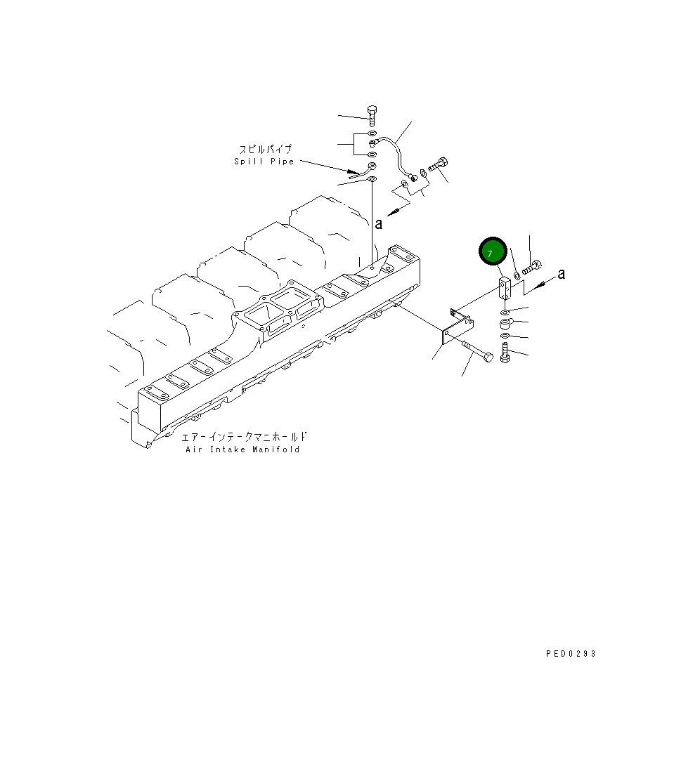 Адаптер 6210-71-5720 Komatsu