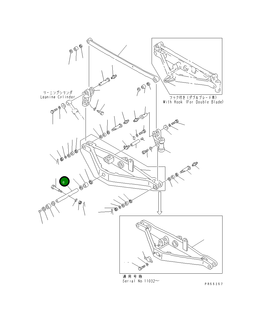 Вал 234-27-31510 Komatsu