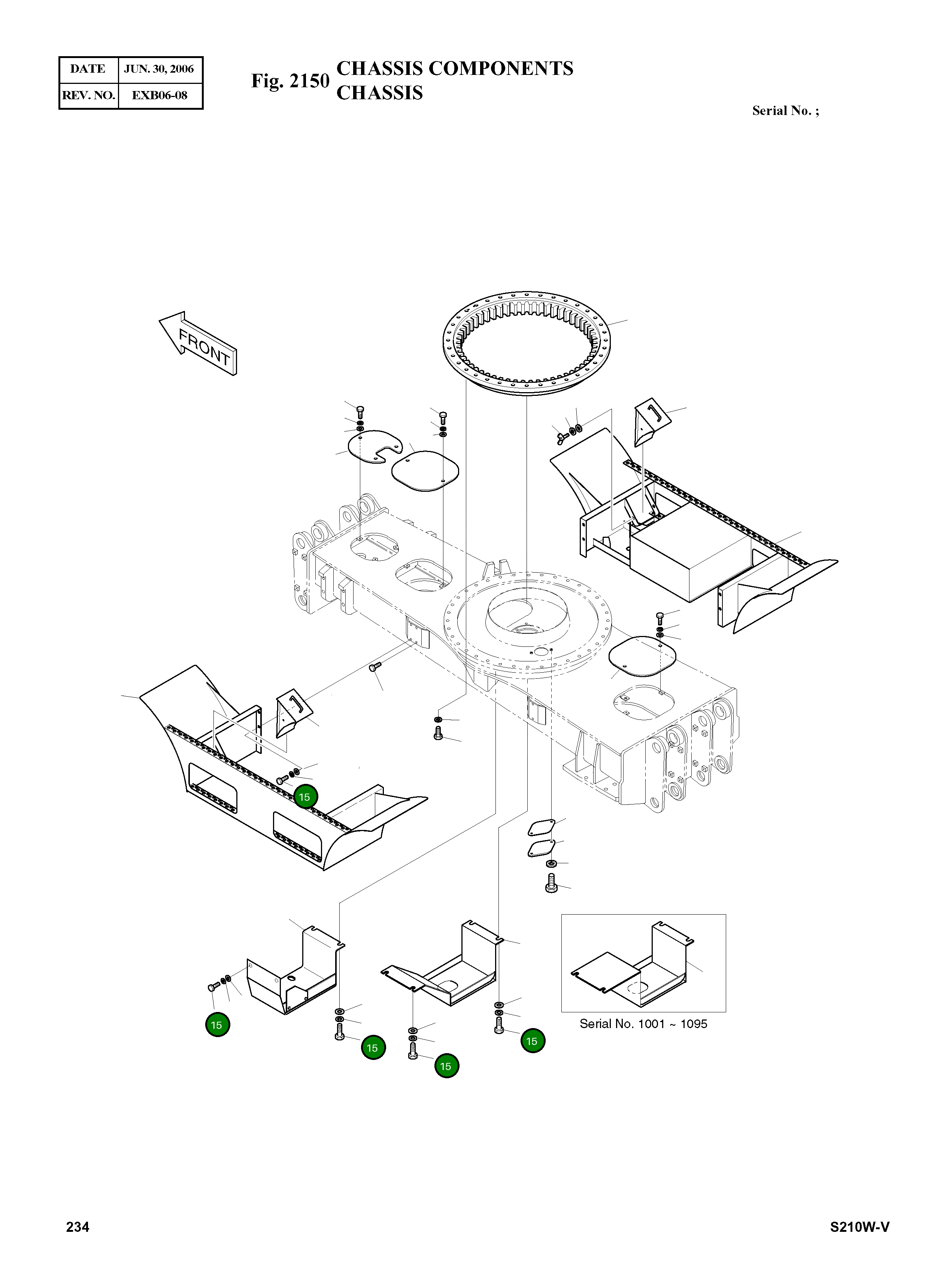 Болт M16X2.0X40 S0521456 Komatsu
