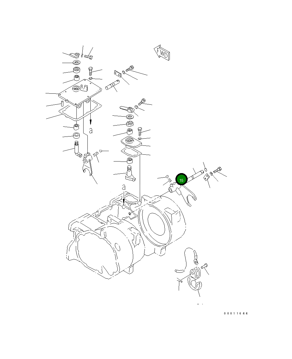 Вилка 101-Z61-2640 Komatsu